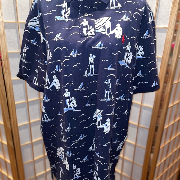 Men’s Ralph Lauren Polo collared short sleeve pullover classic logo embroidered - Picture 4 of 5